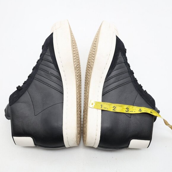 Adidas Y-3 Pro Model Men's Size 7.5 Black Leather Casual Athletic Sneakers - Picture 6 of 10